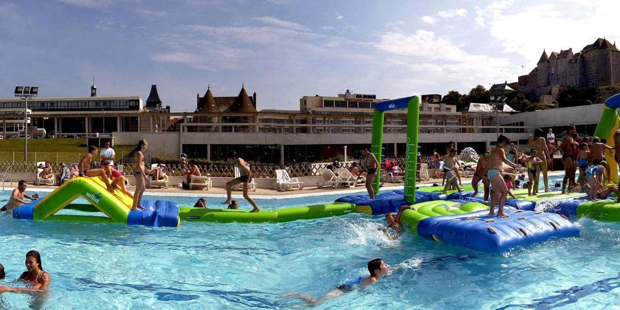 ディエップL'Horizon Bleu - Vue Panoramique & Proche Plage - Espace & Confortアパートメント エクステリア 写真