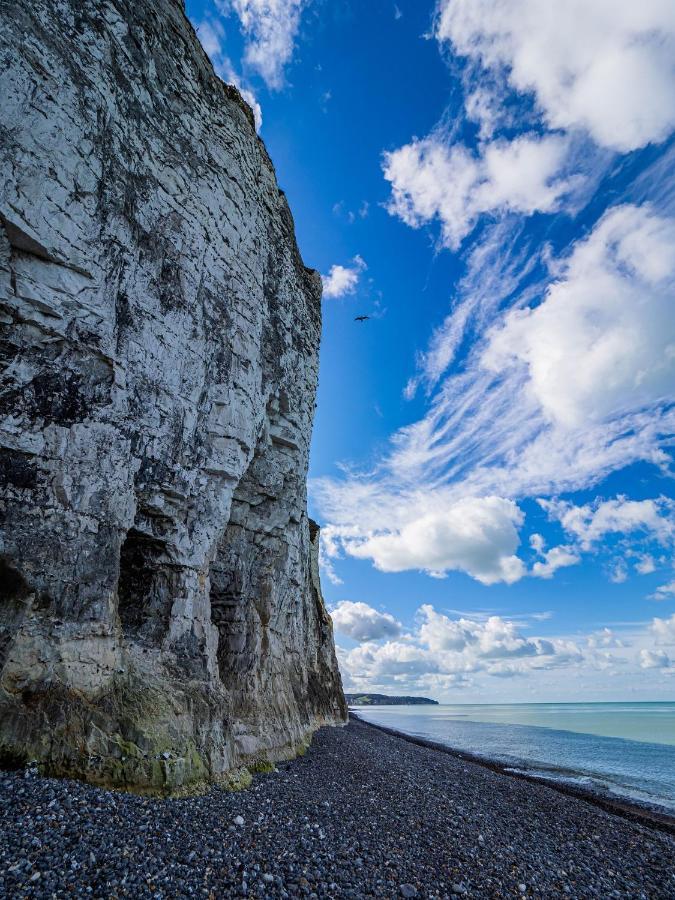ディエップL'Horizon Bleu - Vue Panoramique & Proche Plage - Espace & Confortアパートメント エクステリア 写真