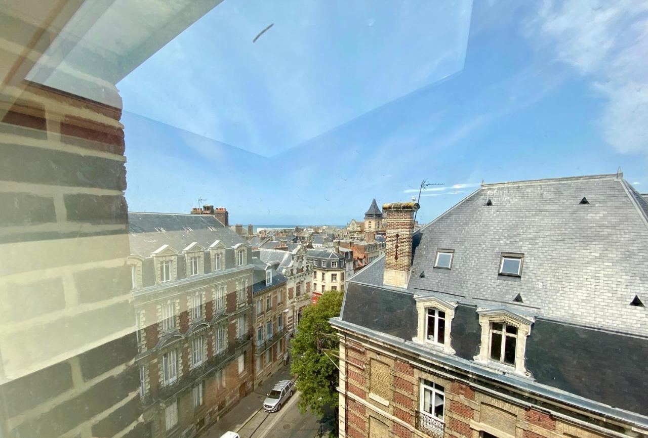 ディエップL'Horizon Bleu - Vue Panoramique & Proche Plage - Espace & Confortアパートメント エクステリア 写真